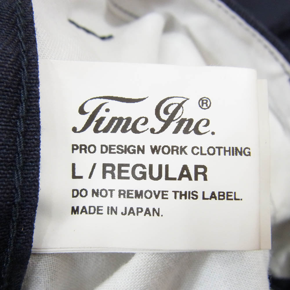 ティエムシー インク 東京インディアンズ 長袖 ワーク パンツ ネイビー系 L【中古】