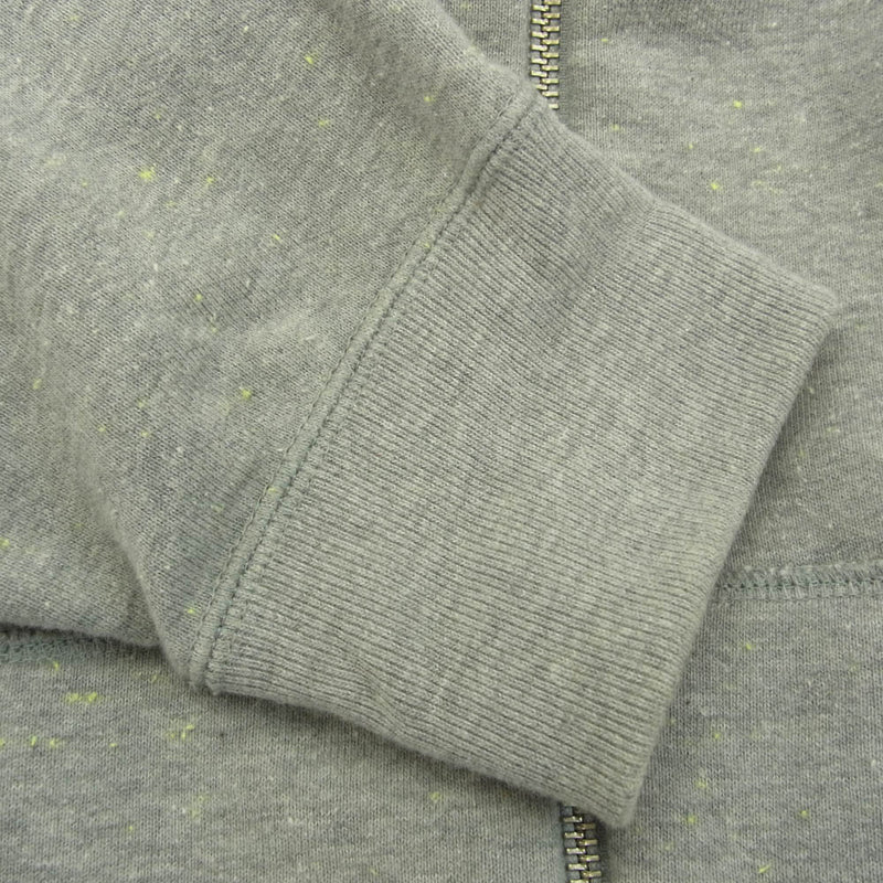 LOOPWHEELER ループウィラー 毛玉加工 ダブルジップ パーカー フーディ