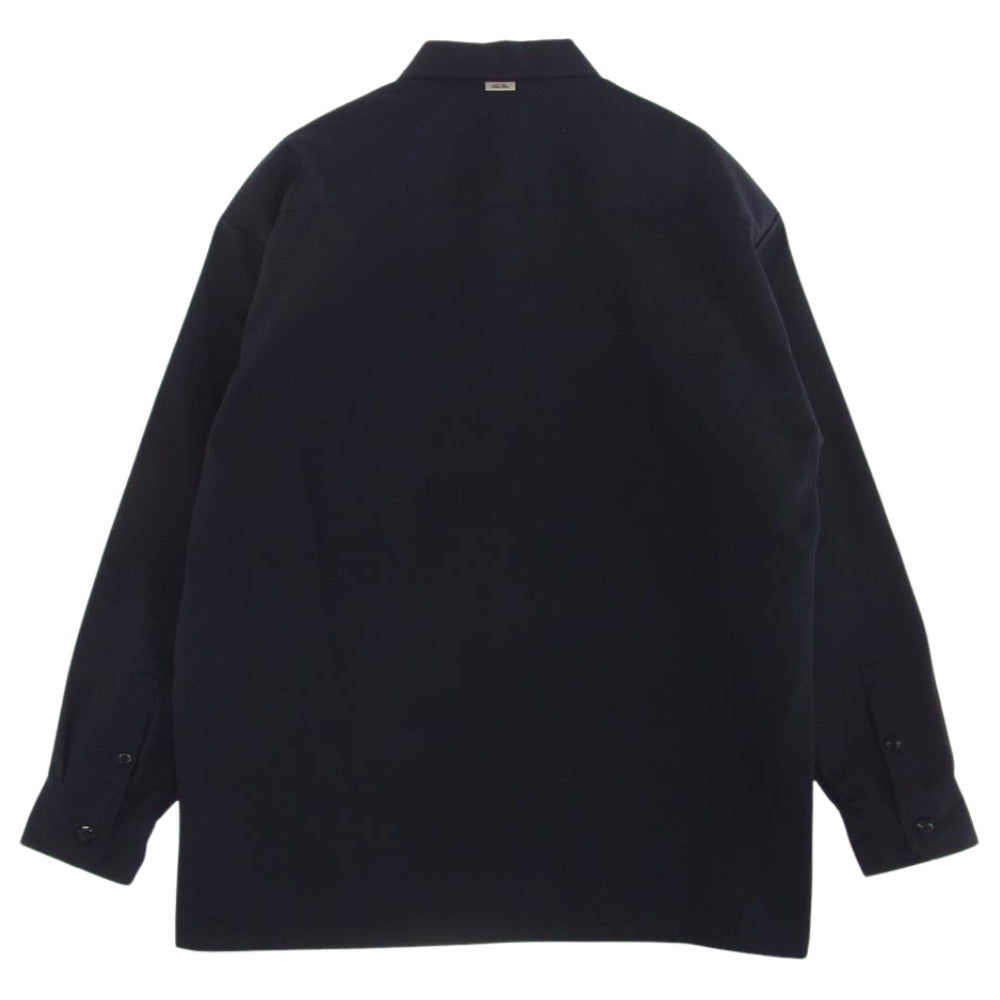 ティエムシー インク 東京インディアンズ 長袖 ワーク シャツ ネイビー系 M【中古】