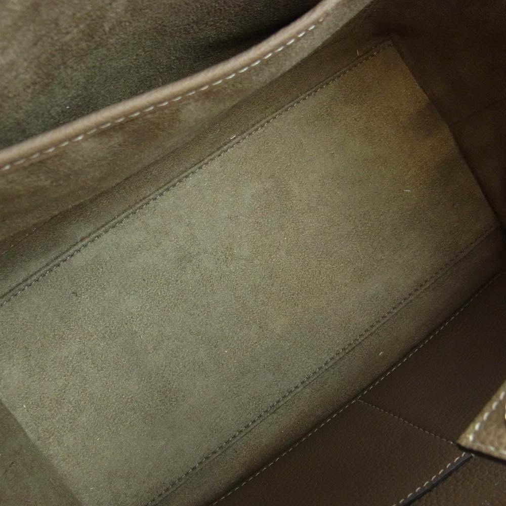 BONAVENTURA ボナベンチュラ Canvas Mia Tote Bag  2WAY ミニ トート バッグ ベージュ系【美品】【中古】