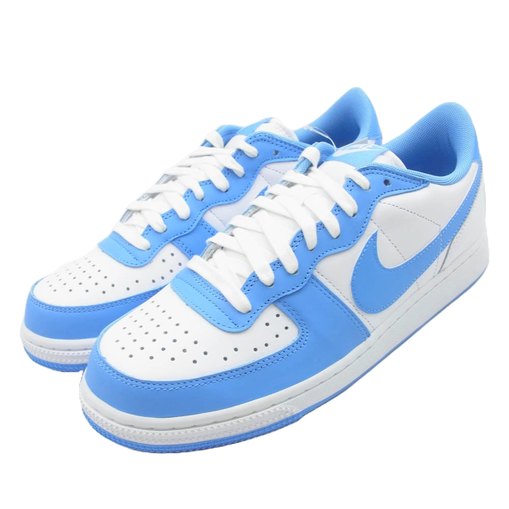 NIKE ナイキ FQ8748-412 terminator low University Blue ターミネーター ロー ユニバーシティブルー スニーカー ライトブルー系 ホワイト系 27.5cm【新古品】【未使用】【中古】