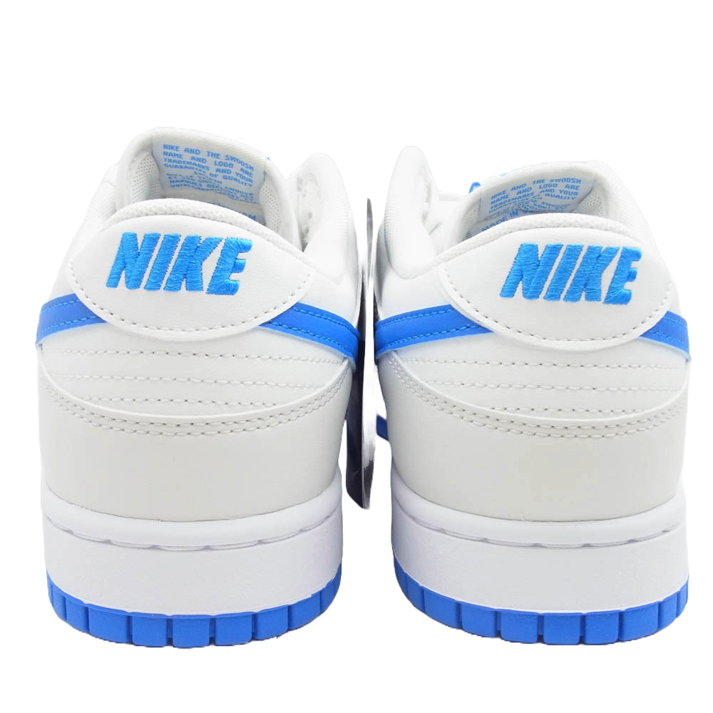 NIKE ナイキ DV0831-108 Dunk Low Summit White Photo Blue Platinum Tint White ダンク ロー サミットホワイト フォトブルー プラチナムティント ホワイト グレー系 ホワイト系 ブルー系 28.5cm【新古品】【未使用】【中古】