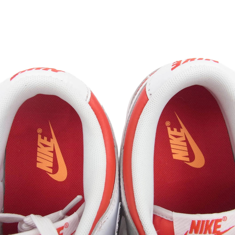 NIKE ナイキ DD1391-600 Dunk Low Retro Championship Red ダンクロー レトロ チャンピオンシップ レッド ローカット スニーカー ホワイト系 レッド系 27.5cm【極上美品】【中古】