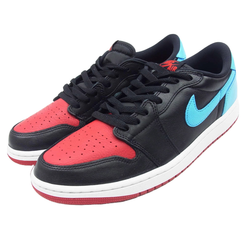 NIKE ナイキ CZ0775-046 Women's Air Jordan 1 Retro Low OG NC to Chi ウィメンズ エアジョーダン1 レトロ ロー ノースカロライナ トゥ シカゴ ブラック系 レッド系 28cm【新古品】【未使用】【中古】