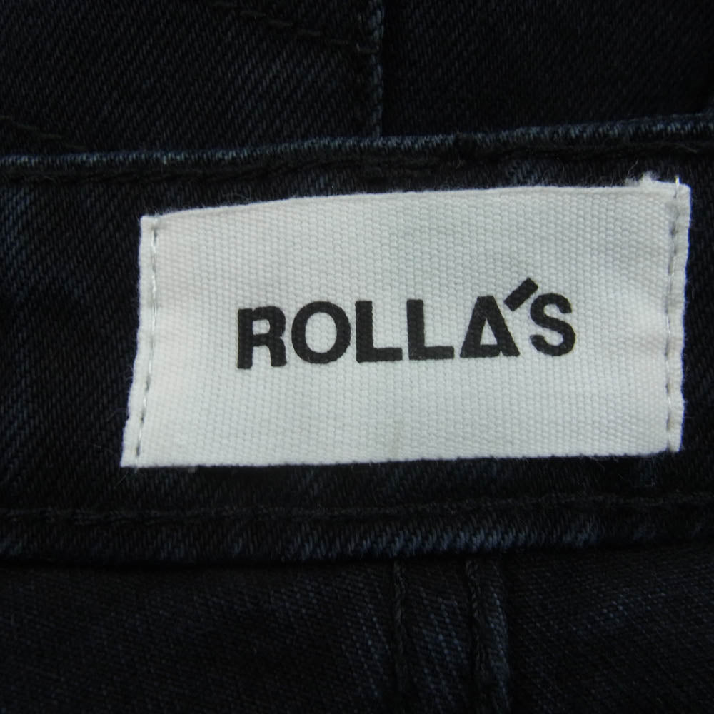 ローラス SUPER HIGH RISE 80's BALLOON LEG スーパー ハイライズ バルーン レッグ デニムパンツ ブラック系 27【中古】