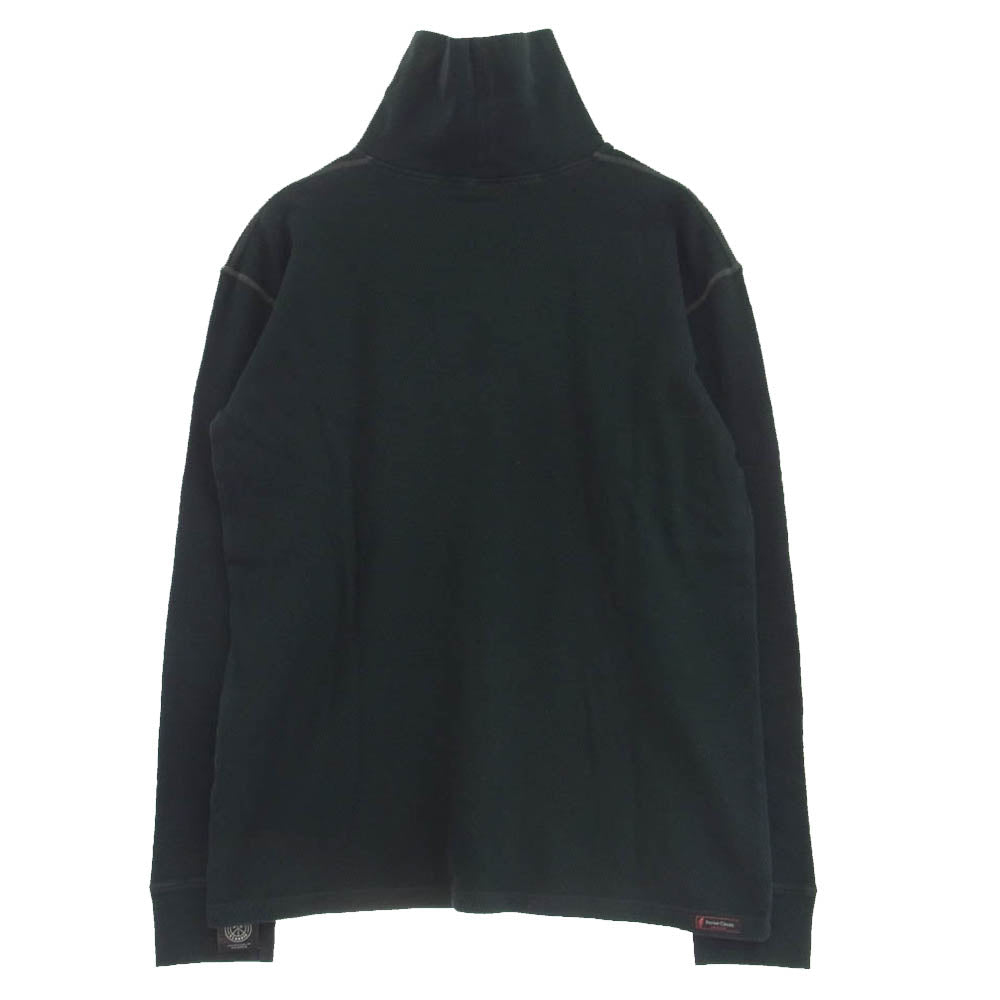 PORTER CLASSIC ポータークラシック PC-020-1757-10-05 HANDWORK THERMAL TURTLENECK サーマル タートルネック 長袖 カットソー ブラック系 L【極上美品】【中古】