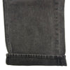 MAISON MARGIELA メゾンマルジェラ 24SS S62LB0163 MM6 エムエムシックス DENIM PANTS ワイド デニム パンツ 横開き ボタン止め ベルトドローコード ブラック系 グレー系 24【新古品】【未使用】【中古】