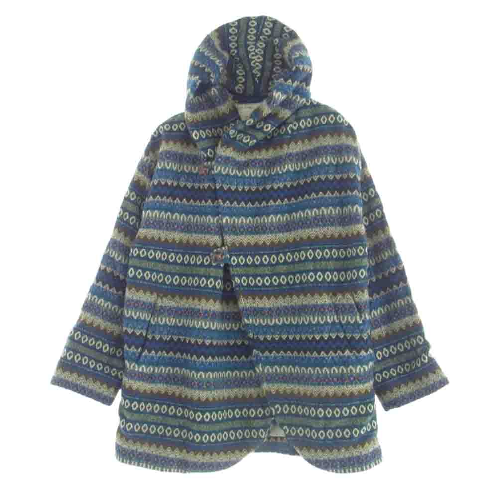 TENDERLOIN テンダーロイン T-NATIVE COAT ネイティブ コート ブルー系 グリーン系 XS【中古】