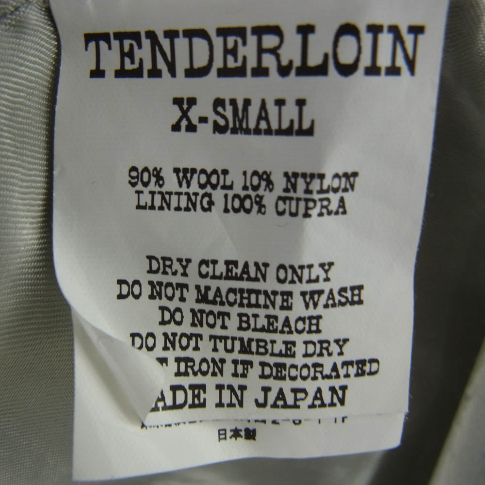 TENDERLOIN テンダーロイン T-NATIVE COAT ネイティブ コート ブルー系 グリーン系 XS【中古】