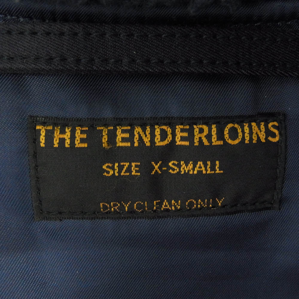 TENDERLOIN テンダーロイン T-3B 中綿 フライト ジャケット ネイビー系 XS【中古】