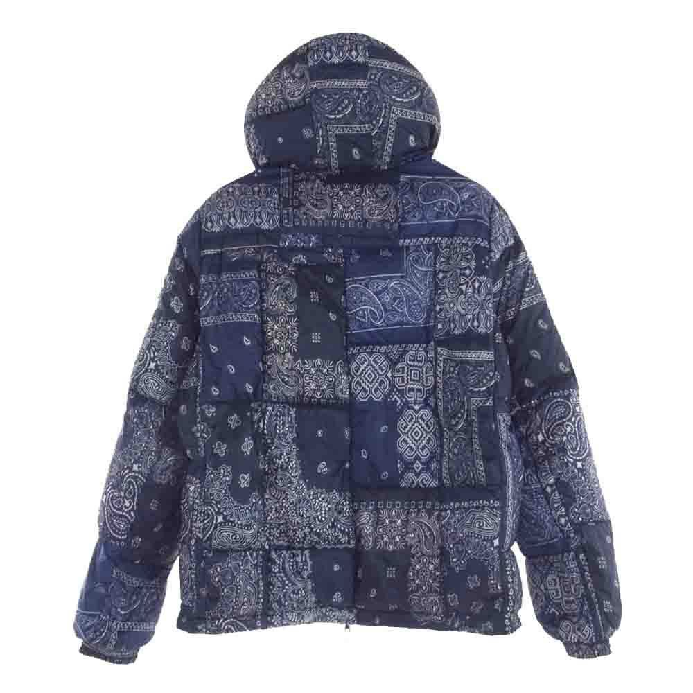 TATRAS タトラス MTAT20A4731 AGRIPPA リバーシブル ペイズリー フーディー ダウンジャケット ブルー系 4【極上美品】【中古】