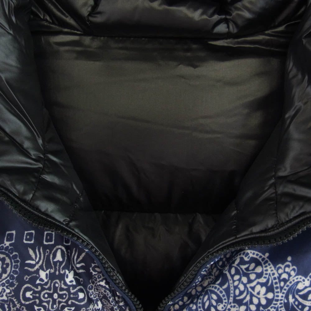 TATRAS タトラス MTAT20A4731 AGRIPPA リバーシブル ペイズリー フーディー ダウンジャケット ブルー系 4【極上美品】【中古】