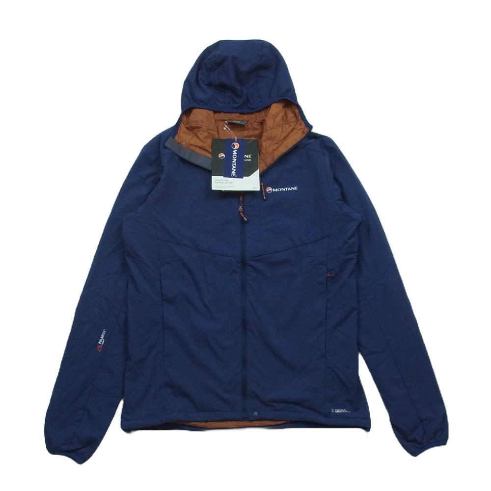 MONTANE モンテイン JQ-K16 ハロゲン アルファ 中綿 ジャケット 中国製 ネイビー系 オレンジ系 S【中古】