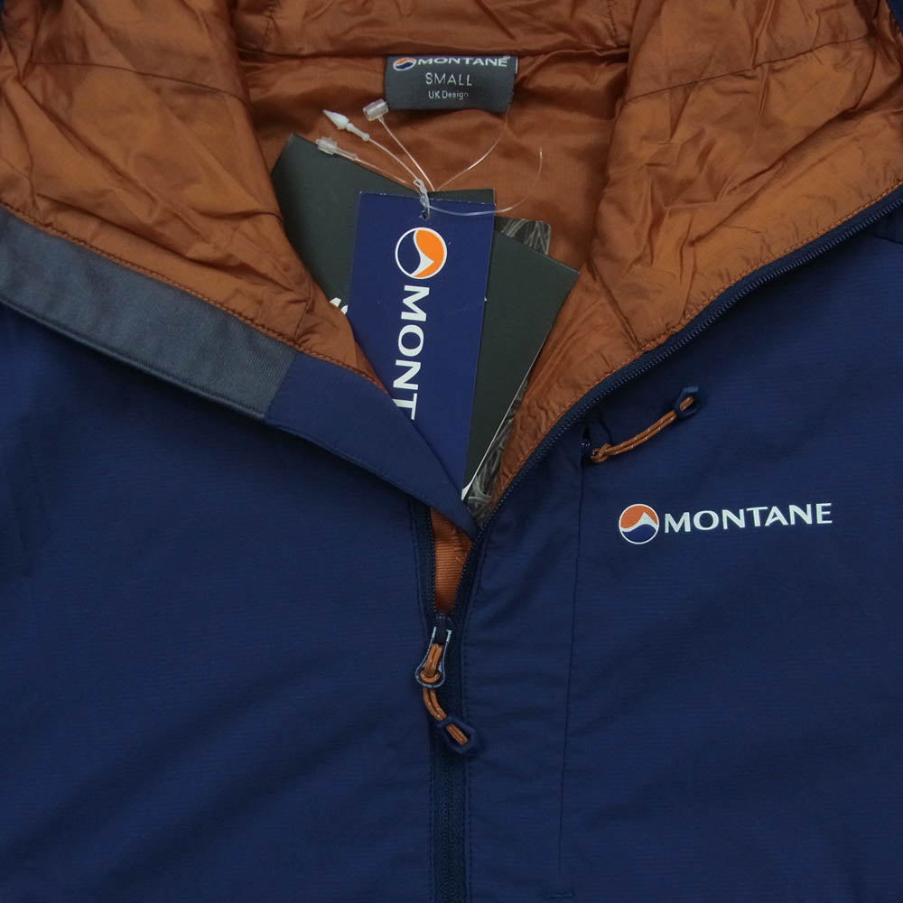 MONTANE モンテイン JQ-K16 ハロゲン アルファ 中綿 ジャケット 中国製 ネイビー系 オレンジ系 S【中古】