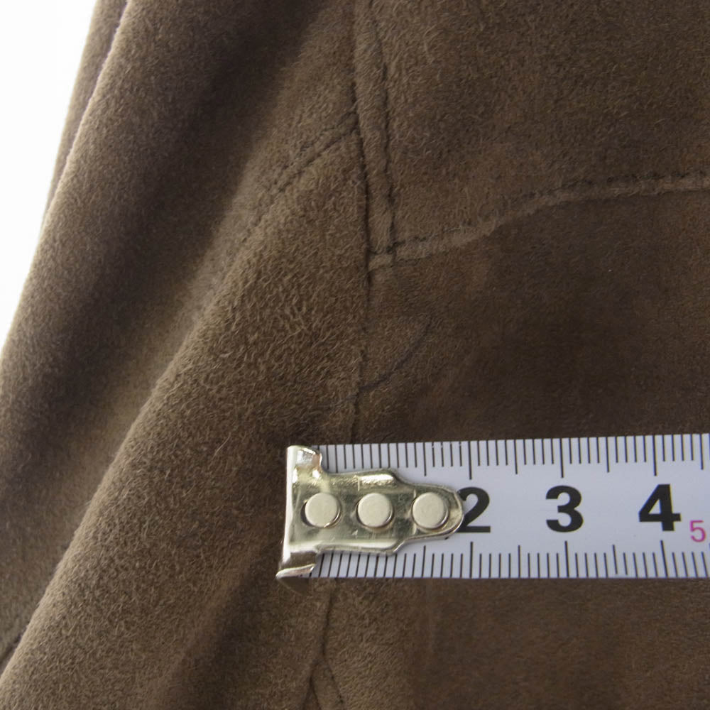 チンクワンタ チンクアンタ H502-1 STAND COLLAR SINGLE RIDERS スタンドカラー シングル ライダースジャケット ブラウン系 46【中古】