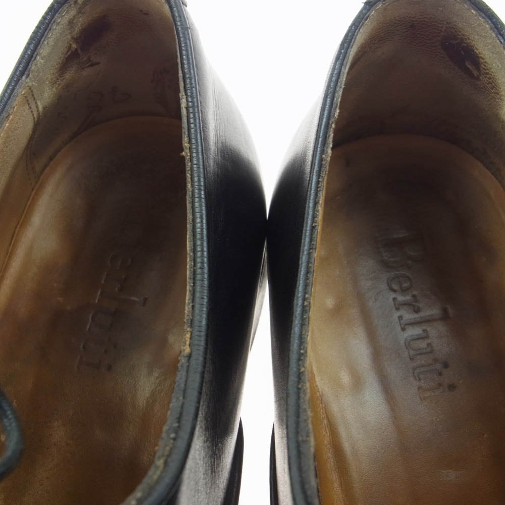 Berluti ベルルッティ 81/2 シューツリー付 レザー シューズ ブラック系 UK8.5E【中古】