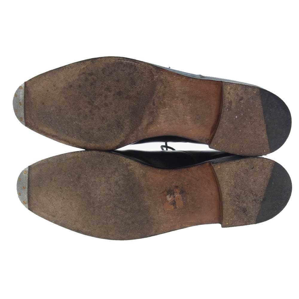 John Lobb ジョンロブ 67147 CITY II シティ2 71/2E レザー シューズ ※補修有 ブラック系 UK7.5E【中古】