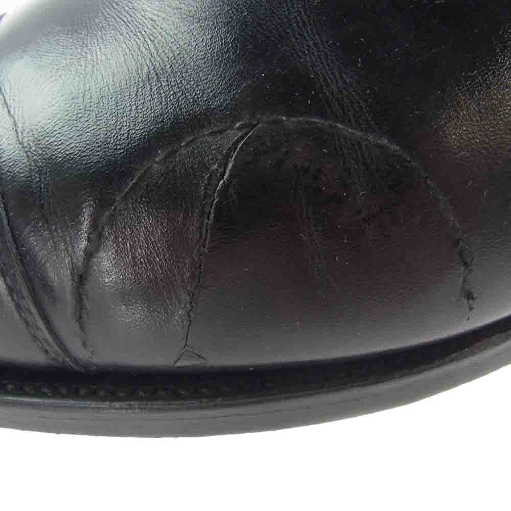 John Lobb ジョンロブ 67147 CITY II シティ2 71/2E レザー シューズ ※補修有 ブラック系 UK7.5E【中古】