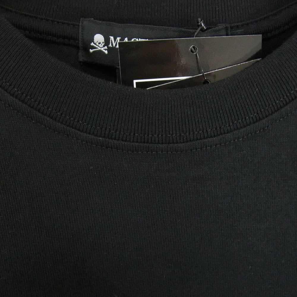 mastermind JAPAN マスターマインドジャパン MMWV24A1003 VANSON BONE L/S TEE バンソン ボーンプリント ロゴプリント 長袖 Tシャツ ロンT ブラック系 L【新古品】【未使用】【中古】