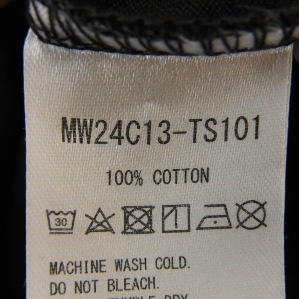 mastermind JAPAN マスターマインドジャパン MMWV24A1003 VANSON BONE L/S TEE バンソン ボーンプリント ロゴプリント 長袖 Tシャツ ロンT ブラック系 L【新古品】【未使用】【中古】
