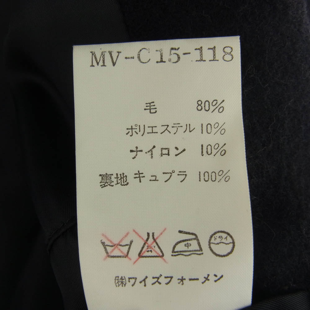 Yohji Yamamoto ヨウジヤマモト MV-C15-118 × Y’s for men フード付 ウール ロング コート ブラック系【中古】