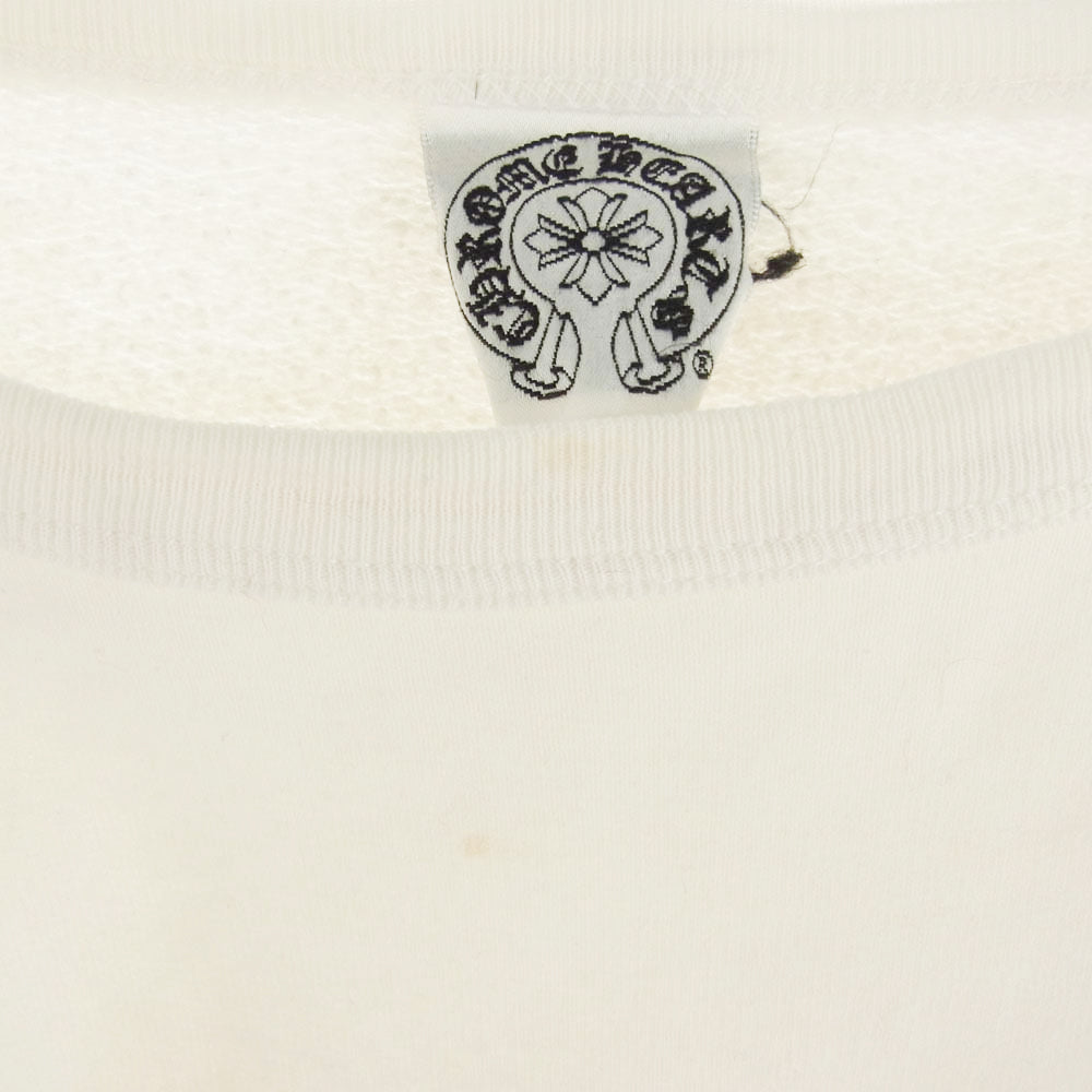 CHROME HEARTS クロムハーツ（原本無） Horseshoe L/S 長袖 カットソー ホースシュープリント 長袖 カットソー ホワイト系 M【中古】