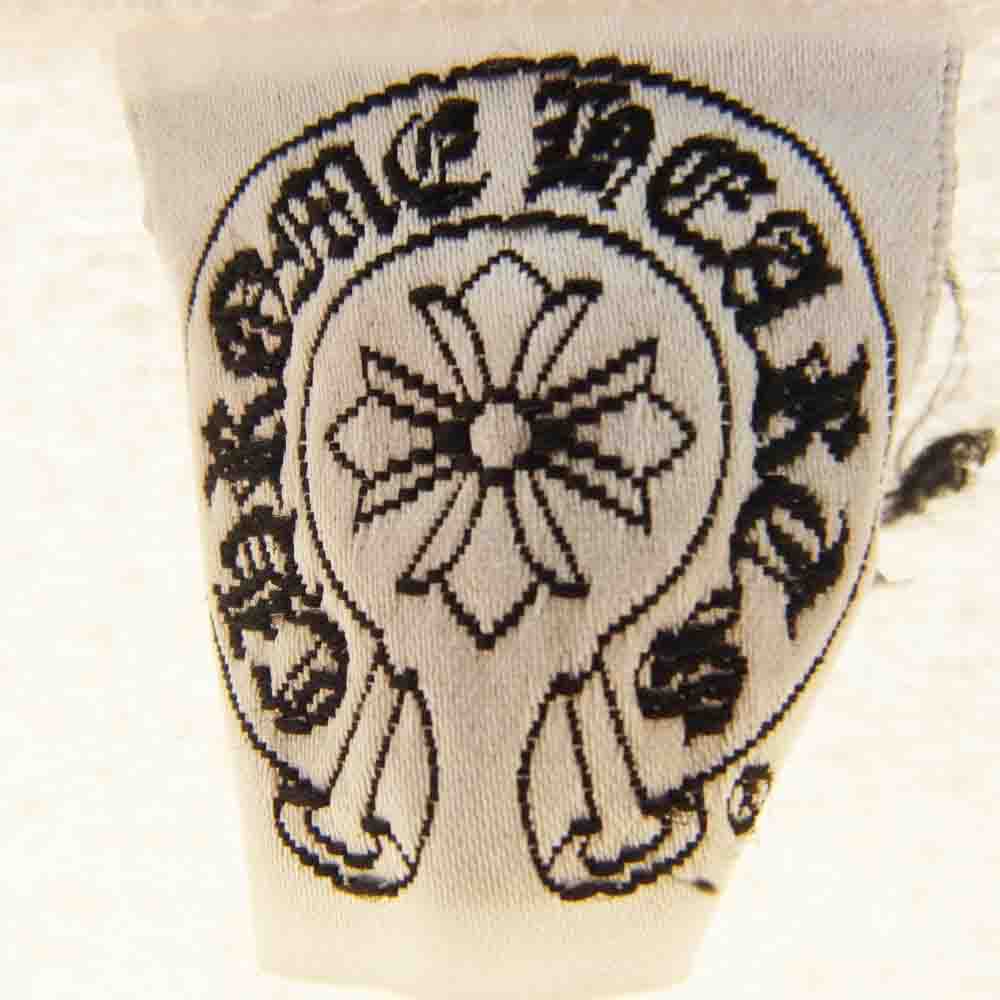 CHROME HEARTS クロムハーツ（原本無） Horseshoe L/S 長袖 カットソー ホースシュープリント 長袖 カットソー ホワイト系 M【中古】