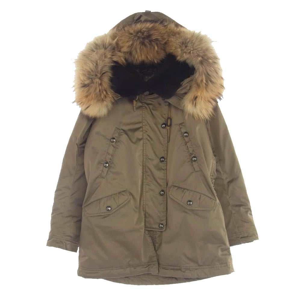 TATRAS タトラス LTA16A4478 Rライン CUSNA ファーフード付き ダウンジャケット ブラウン系 3【中古】