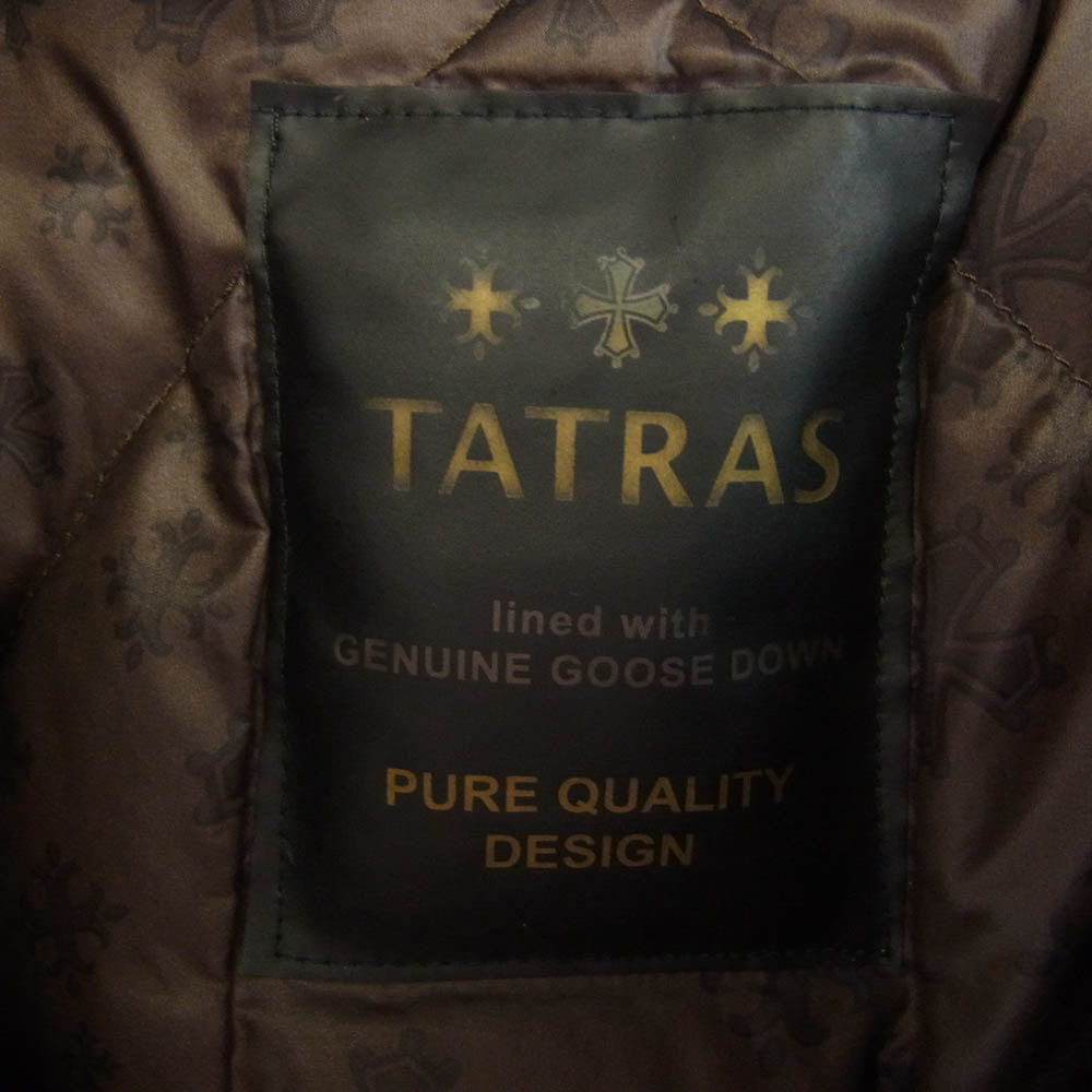 TATRAS タトラス LTA16A4478 Rライン CUSNA ファーフード付き ダウンジャケット ブラウン系 3【中古】