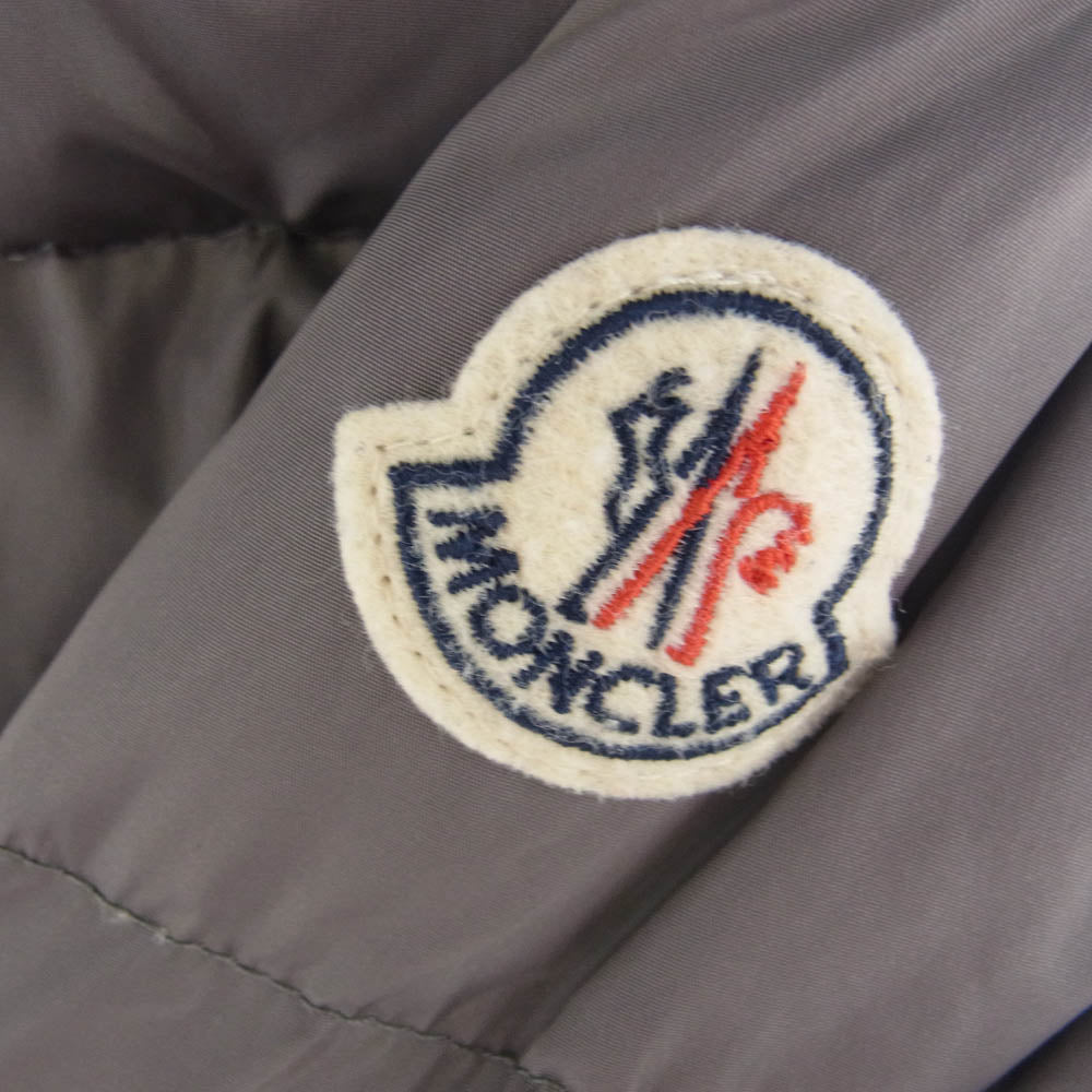 MONCLER モンクレール CHARPAL シャーパル ダウンコート ロング ダウンジャケット グレージュ系 14【中古】