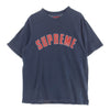 Supreme シュプリーム 24SS Cracked Arc S/S Top Navy クラックド ARC エスエス トップーチロゴ 半袖 Tシャツ ネイビー系 M【中古】