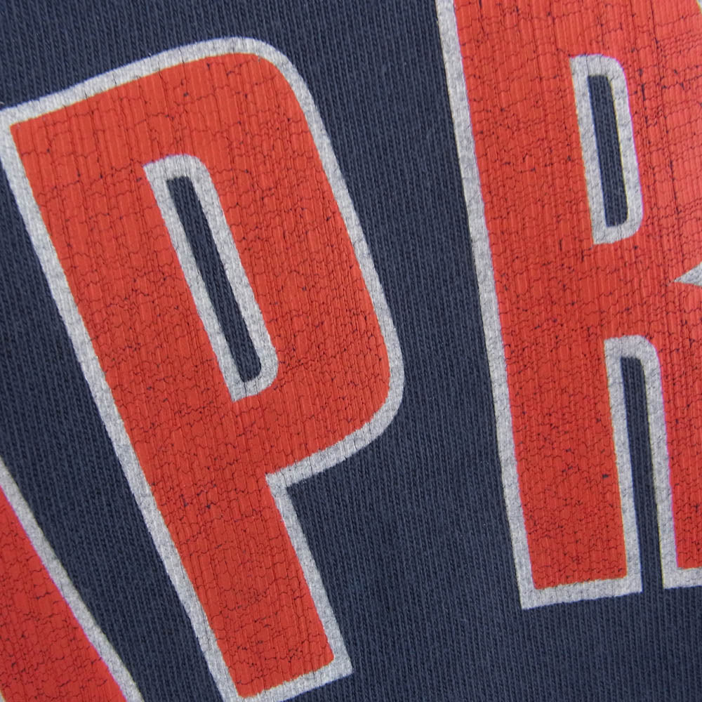 Supreme シュプリーム 24SS Cracked Arc S/S Top Navy クラックド ARC エスエス トップーチロゴ 半袖 Tシャツ ネイビー系 M【中古】