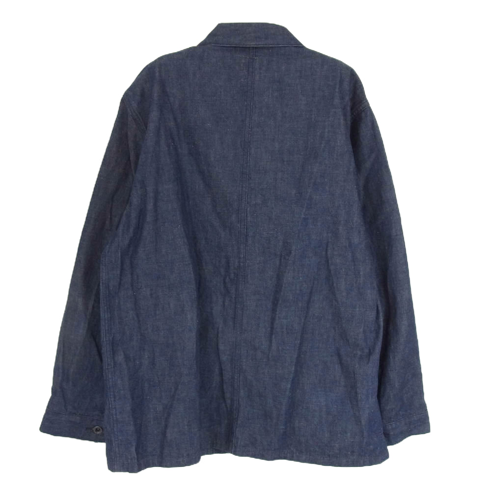 FOB FACTORY エフオービーファクトリー F2447 DENIM COVER ALL デニム カバーオール シャツ インディゴブルー系 2【中古】