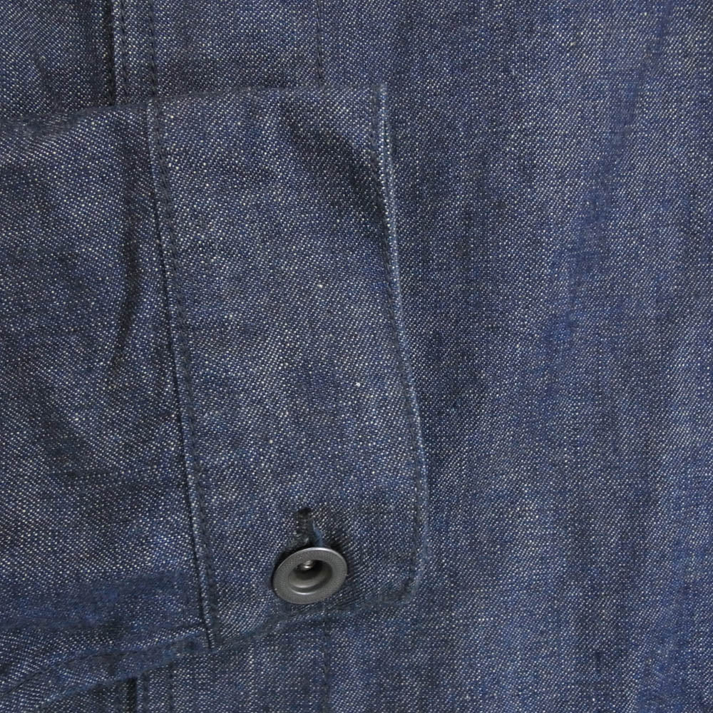 FOB FACTORY エフオービーファクトリー F2447 DENIM COVER ALL デニム カバーオール シャツ インディゴブルー系 2【中古】