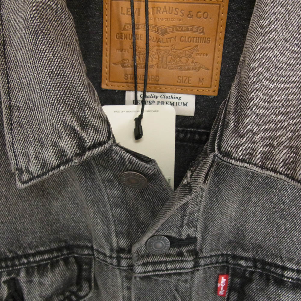 Levi's リーバイス 723340601 ROUND MIDNIGHT トラッカー デニム ジャケット 日本サイズ L ブラック系 M【極上美品】【中古】