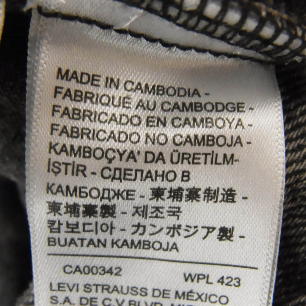 Levi's リーバイス 723340601 ROUND MIDNIGHT トラッカー デニム ジャケット 日本サイズ L ブラック系 M【極上美品】【中古】