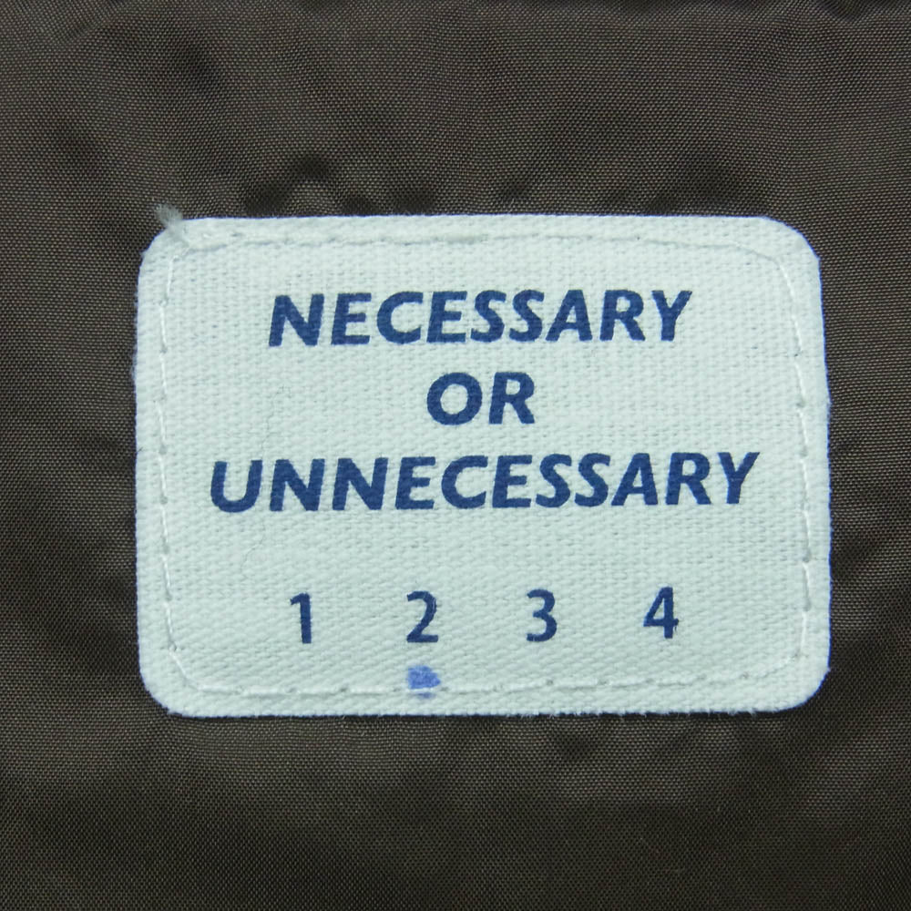 ネセサリーオアアンネセサリー 90012018 DIA VEST キルティング ベスト ダークブラウン系 2【中古】
