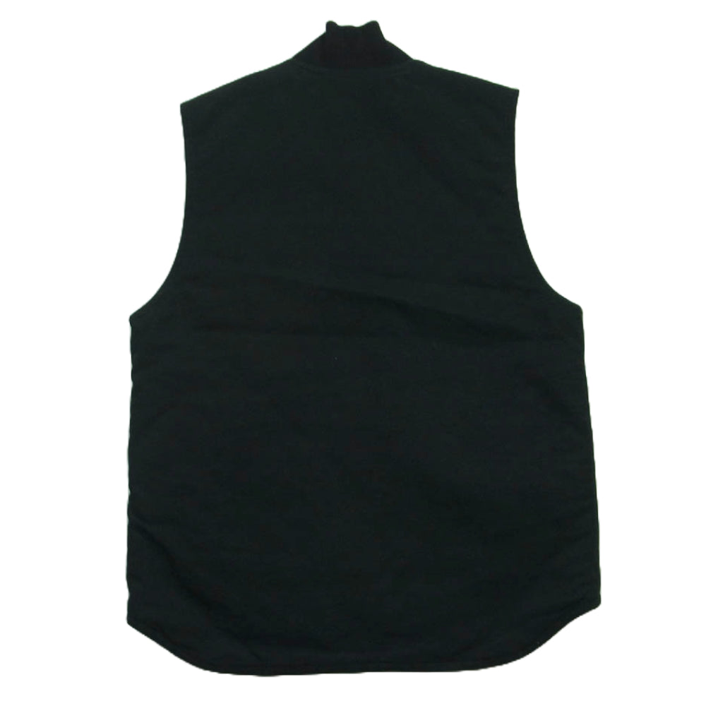 Carhartt カーハート 0V0001-M DUCK VEST ダック ベスト コットン ナイロン ポリエステル メキシコ製 ブラック系 S【中古】