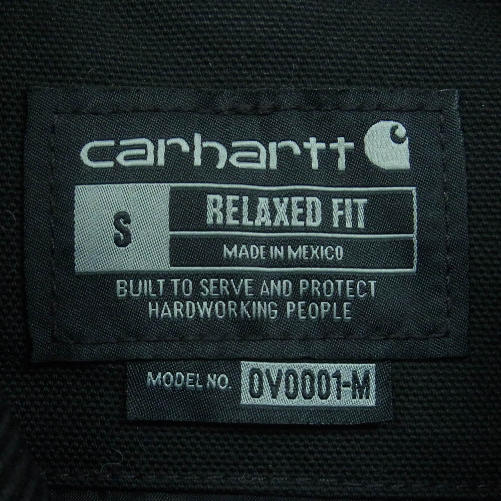 Carhartt カーハート 0V0001-M DUCK VEST ダック ベスト コットン ナイロン ポリエステル メキシコ製 ブラック系 S【中古】