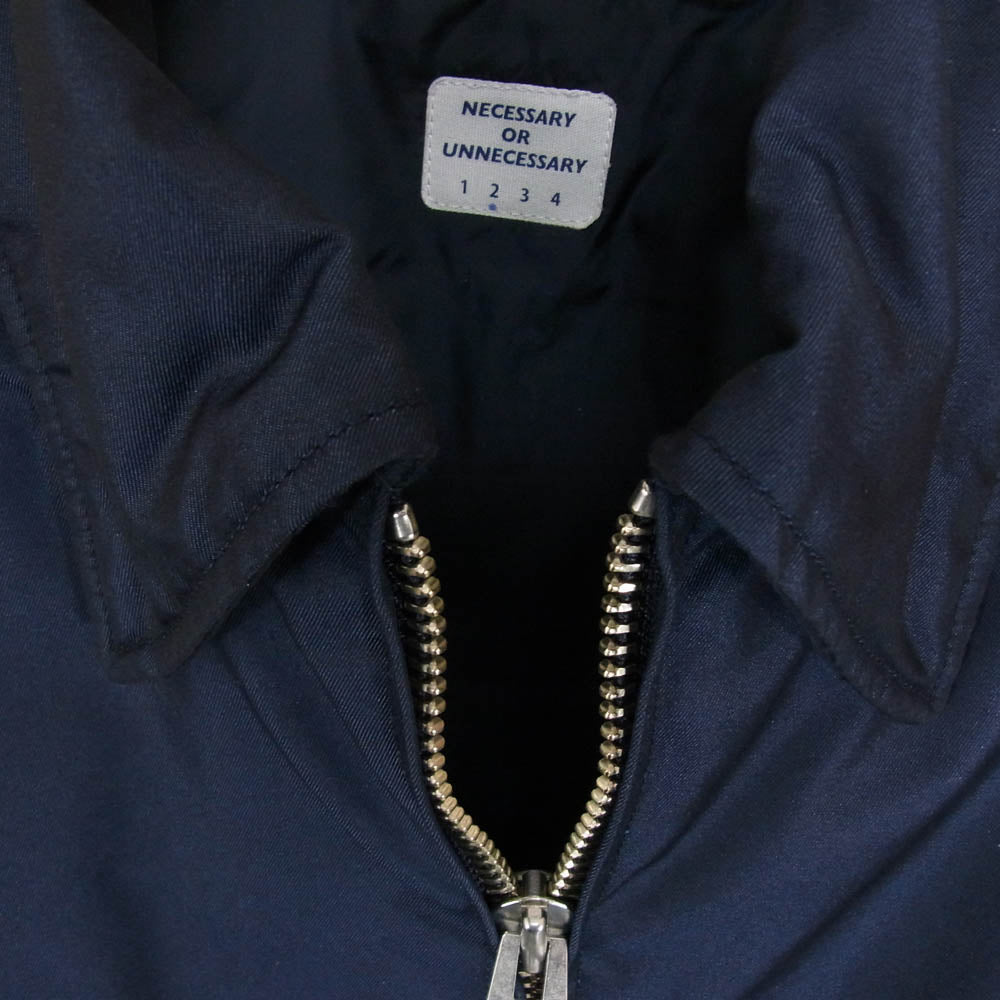 ネセサリーオアアンネセサリー 90012006 A-2 中綿 ブルゾン ジャケット ネイビー系 M【美品】【中古】