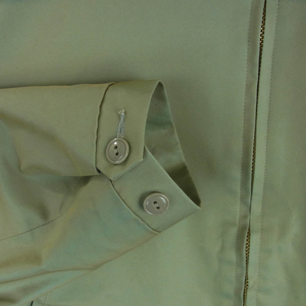 ネセサリーオアアンネセサリー 90012007 SMOOTH A 金ジップ ショート ブルゾン ジャケット オリーブ系 M 2【極上美品】【中古】