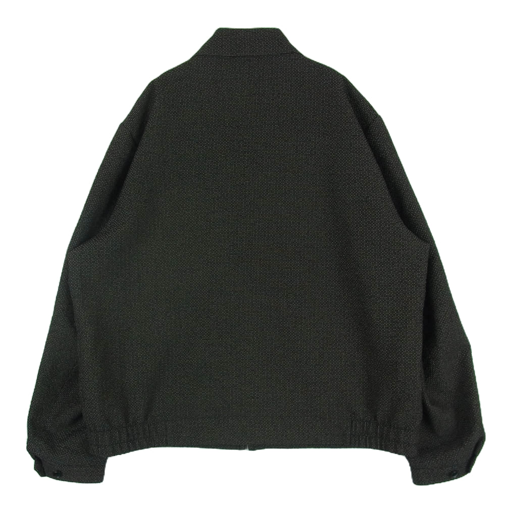 ネセサリーオアアンネセサリー SMOOTH'B 金ジップ ショート ブルゾン ジャケット ダークブラウン系 2【中古】