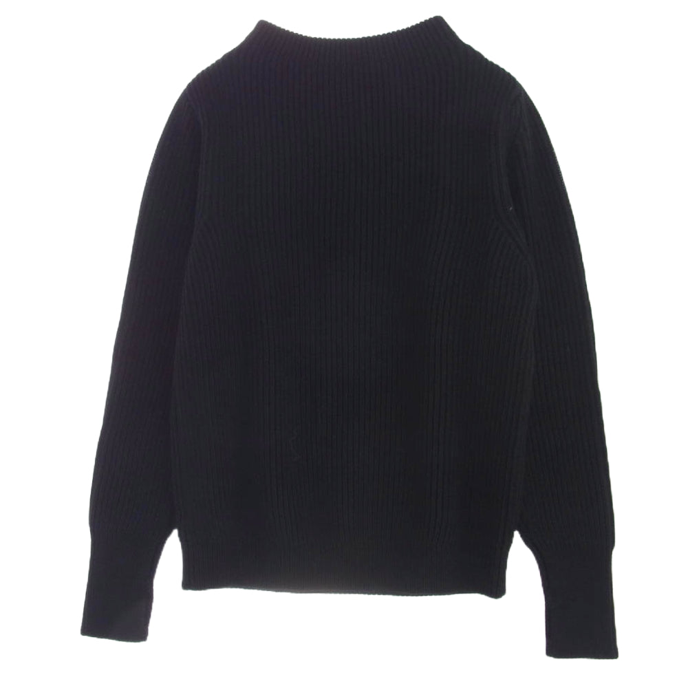 ANDERSEN-ANDERSEN アンデルセンアンデルセン DK-1552 5GG CREW NECK ニット セーター ブラック系 S【極上美品】【中古】
