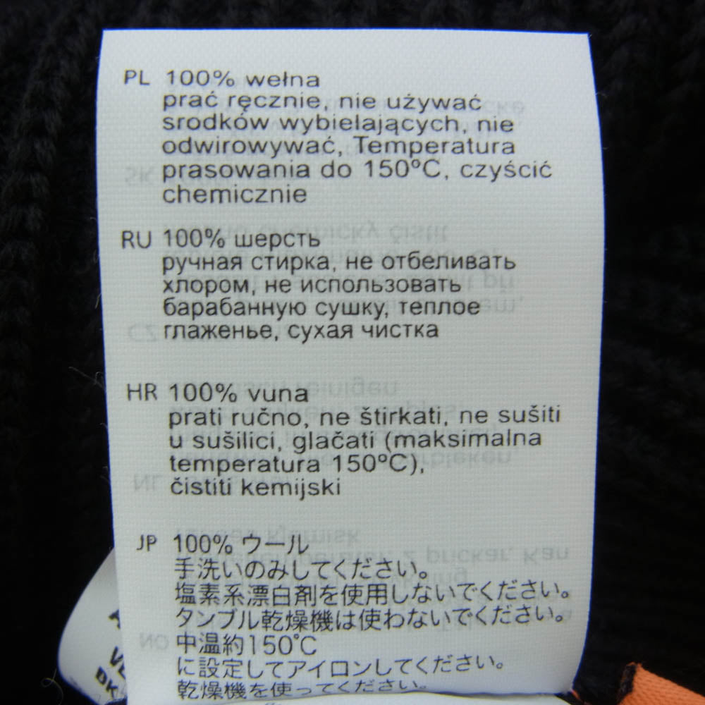 ANDERSEN-ANDERSEN アンデルセンアンデルセン DK-1552 5GG CREW NECK ニット セーター ブラック系 S【極上美品】【中古】