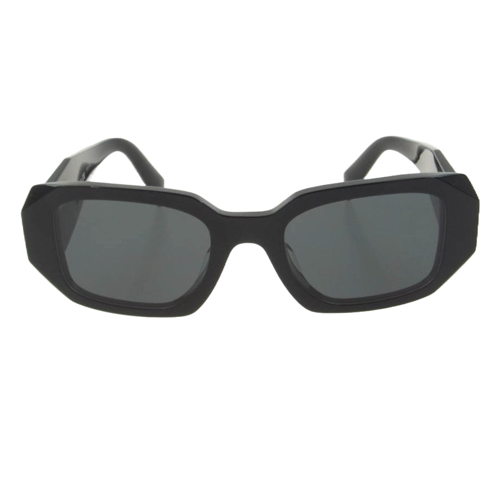 PRADA プラダ SPR 17W-F ウェリントン シンボル フレーム ロゴ サングラス ブラック系 51□20【中古】