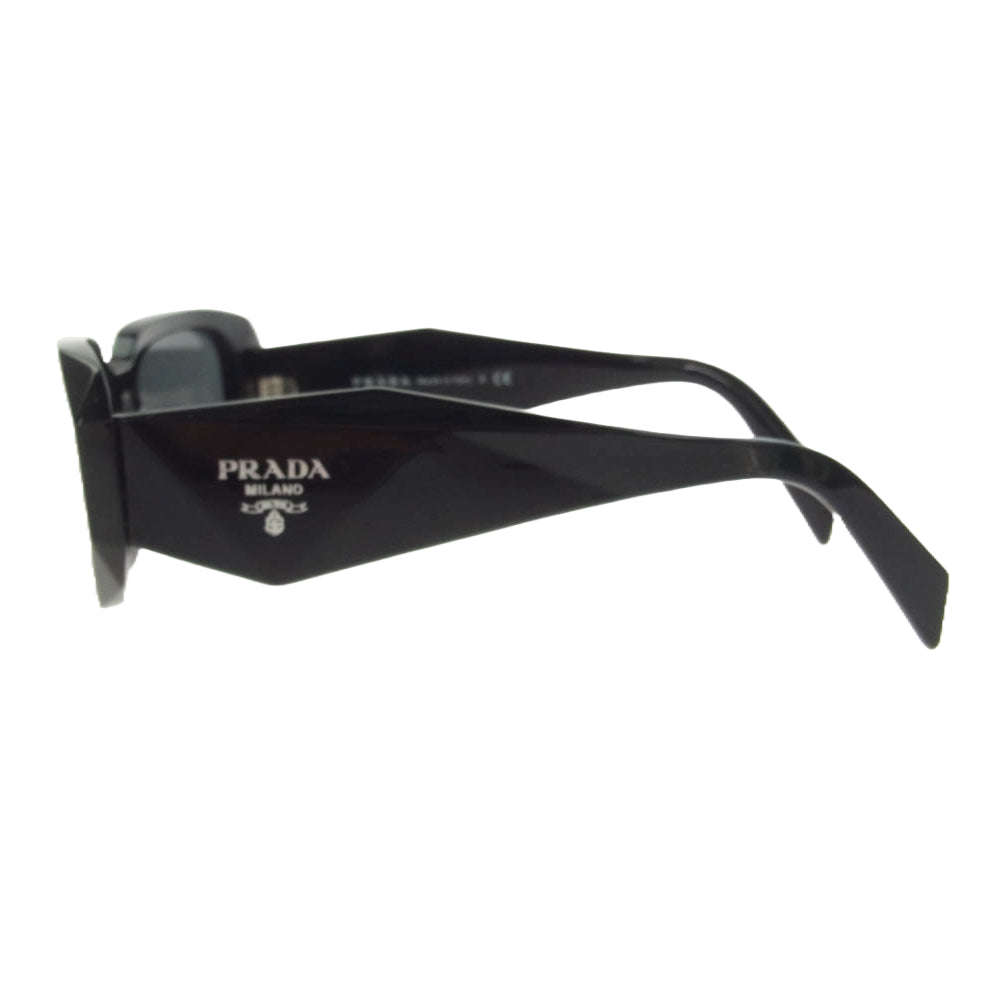 PRADA プラダ SPR 17W-F ウェリントン シンボル フレーム ロゴ サングラス ブラック系 51□20【中古】