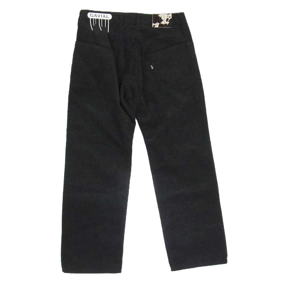 GAVIAL ガヴィル GVL-20AWB-0435 WIDE CORDUROY PANTS ワイド コーデュロイ パンツ ブラック系 L【中古】