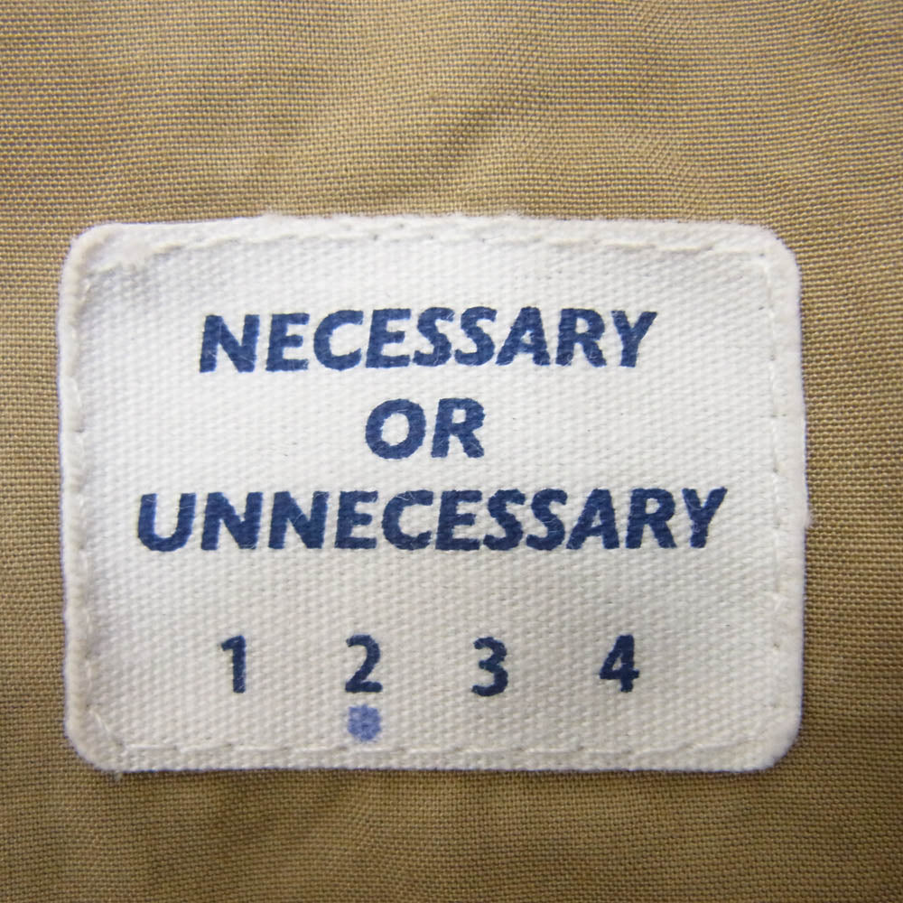 ネセサリーオアアンネセサリー HUNTER ハンター ハンティング ジャケット ブラウン系 2【中古】