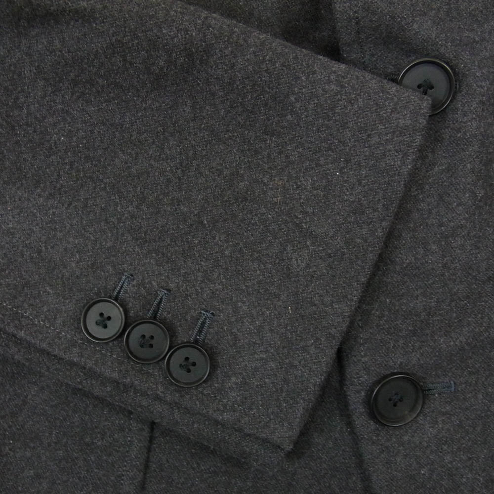 ブレナ ZABOU別注 ROUND JACKET ヘビーフランネル ラウンド テーラードジャケット グレー系 44【中古】