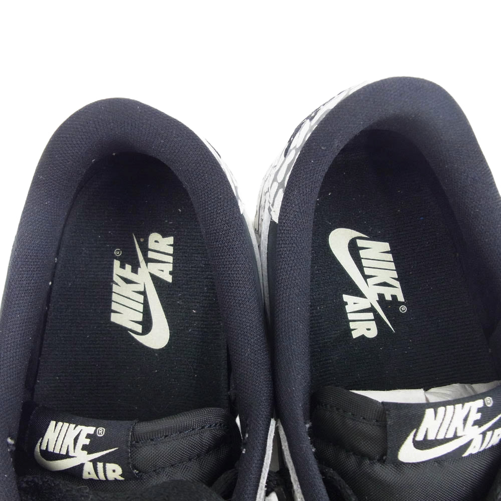 NIKE ナイキ CZ0790-001 AIR JORDAN 1 RETRO LOW OG BLACK CEMENT エア ジョーダン1 レトロ ブラック セメント ローカットスニーカー グレー系 ブラック系 27cm【中古】